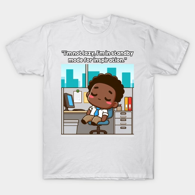 Professional Procrastinator: Master of Extended Coffee Break Lazy Genius T-Shirt by Unboxed Mind of J.A.Y LLC 